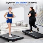 SupeRun 3-in-1 Portable Walking Pad Treadmill