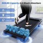 SupeRun 3-in-1 Portable Walking Pad Treadmill