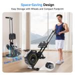 YPOO Foldable Rowing Machine with Magnetic Resistance