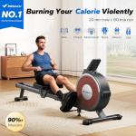 Merach Magnetic Rowing Machine with 16 Resistance Levels