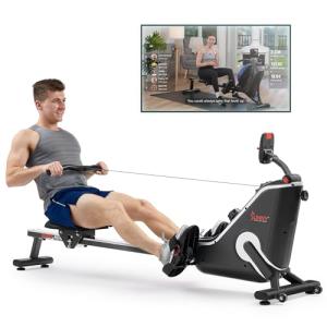 Sunny Health Smart Compact Magnetic Rowing Machine