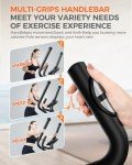 Pooboo Quiet Elliptical Machine with LCD Monitor