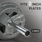 Fitvids Olympic Barbell – 6ft, 700lb Capacity