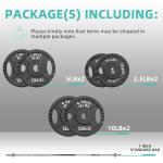 Cast Iron Barbell Weight Set with 5FT Bar