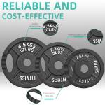 Cast Iron Barbell Weight Set with 5FT Bar