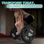 Cast Iron Barbell Weight Set with 5FT Bar