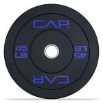 CAP Barbell 45 lb Olympic Bumper Plate - Black