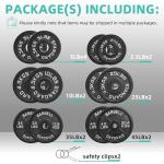 Fitvids 255 LB Cast Iron Weight Plates