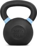 Yes4All 35 lb Powder Coated Kettlebell - Light Blue