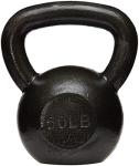 50 lb Amazon Basics Cast Iron Kettlebell