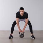 50 lb Amazon Basics Cast Iron Kettlebell