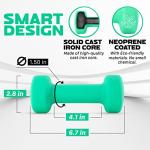 Yes4All 5 lbs Neoprene Dumbbells Set of 2