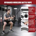 Heavy Duty Ropeless Battle Rope for Home Workouts