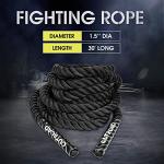 Max4out 30ft Heavy Battle Ropes for Workouts
