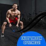 Durable 1.5" Heavy Battle Rope - 30 ft