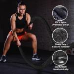 Brobantle 30FT 1.5 Inch Battle Rope for Workouts