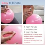 Kisnbld 9-Inch Mini Pilates and Yoga Ball