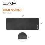 CAP Barbell 12mm Thick Exercise Mat with Strap