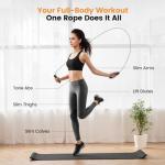 Tangle-Free High-Speed Jump Rope with Foam Handles