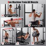 Sportsroyals Multi-Functional Power Rack & Pulley System