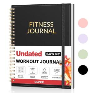 Fitness Journal Workout Planner for Home Gyms