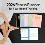 2026 Fitness Workout Journal for Goal Tracking