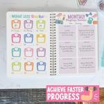 Women's Fitness Journal and Workout Log Book