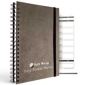 SaltWrap Daily Fitness Planner and Workout Journal