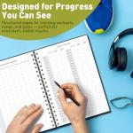 Fitness Planner Notebook: Workout Log & Journal