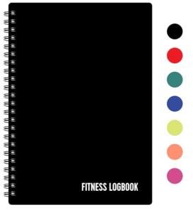 A5 Undated Fitness Logbook for Workout Tracking