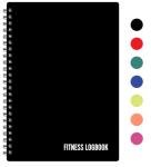 A5 Undated Fitness Logbook for Workout Tracking