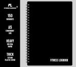 A5 Undated Fitness Logbook for Workout Tracking