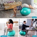 Teal Anti-Burst Exercise Ball - 65cm