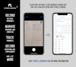 A5 Undated Fitness Logbook for Workout Tracking