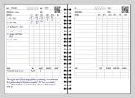 A5 Undated Fitness Logbook for Workout Tracking