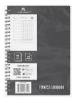 A5 Undated Fitness Logbook for Workout Tracking
