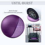 Anti-Burst Yoga Ball Chair with Pump - 2200lbs