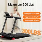 3-in-1 Incline Treadmill with Handle for Home