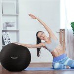 Anti-Burst Slip Resistant Fitness Yoga Ball - 34