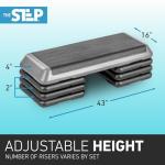 Original Aerobic Step Platform with 4 Risers
