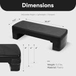 Adjustable Aerobic Step Platform with Non-Slip Surface