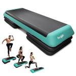Yes4All Adjustable Aerobic Step Platform - Green Black
