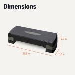 Adjustable Aerobic Step Platform for Home Workouts