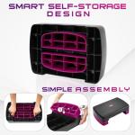 Yes4All Adjustable Aerobic Step Platform with Risers