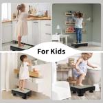 Adjustable Non-Slip Step Stool for Adults and Kids
