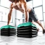Yes4All Adjustable Aerobic Step Platform with Risers