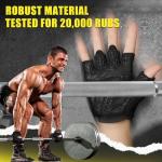 Ventilated Padded Weight Lifting Gloves for Gym