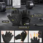 Ventilated Padded Weight Lifting Gloves for Gym