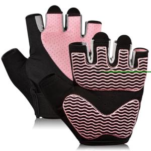 Breathable Fingerless Workout Gloves for Women