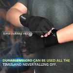 Ventilated Weight Lifting Gloves with Wrist Support